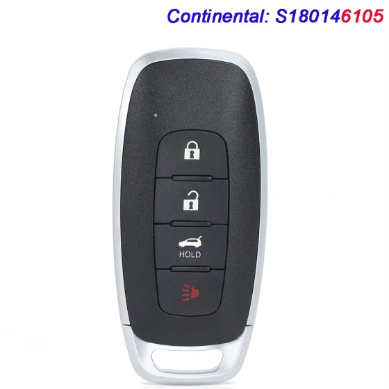 2023-2024 Nissan Ariya / 4-Button Smart Key / PN: 285E3-5MR3B / KR5TXPZ1 (AFTERMARKET)